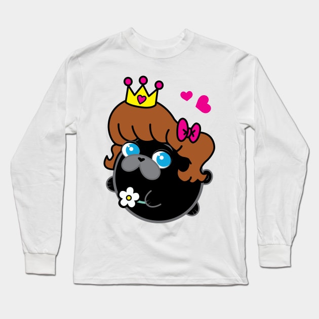 Poopy the Pug Puppy - Mother's Day Long Sleeve T-Shirt by Poopy_And_Doopy